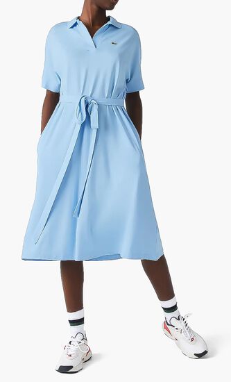 Cotton Pique Polo Dress