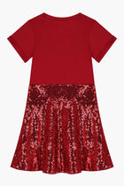 Logo Embellished Dress