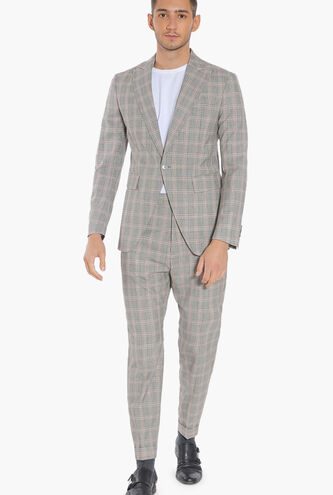 Checkered Pattern Los Angeles Tailored  Fit Suit