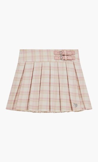 Pleated Mini Skirt