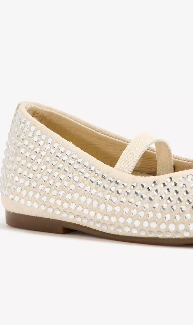 Crystal Ballet Flats