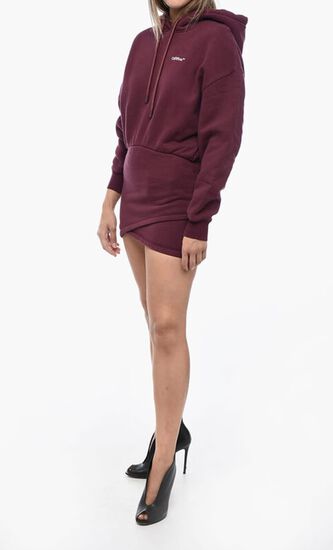 FOR ALL BOOK HOODIE SWEATDRES BURGUNDY