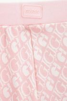 JACQUARD PONTE PANTS_MINI ME