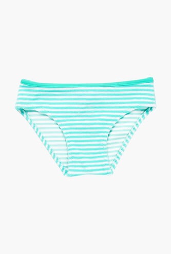 Giq Stripes Bikini Bottom