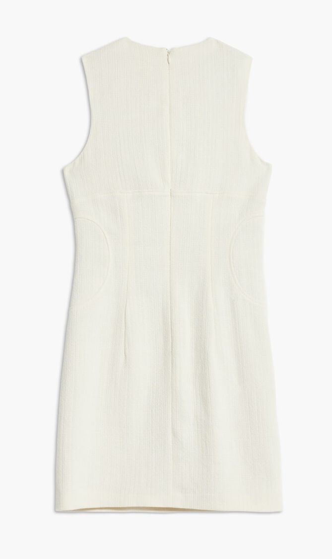 TEXTURED WEAVE MINI DRESS