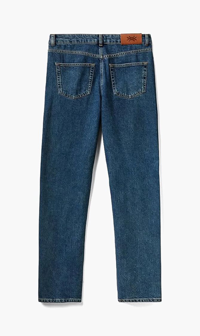 Solid Straight Fit Jeans