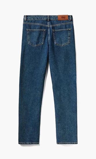 Solid Straight Fit Jeans