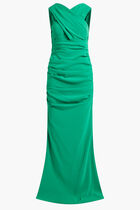 LONG DRESS - STRETCH TRIACETATE CRPE
