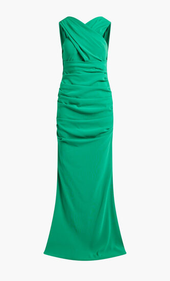 LONG DRESS - STRETCH TRIACETATE CRPE