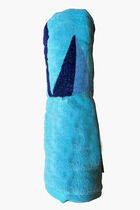 TEX CW1 BEACH TOWEL BLUE COTTON + RECYCLED PET
