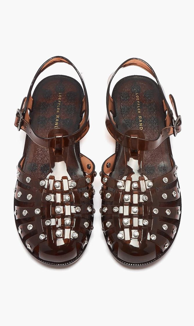 RHYS JELLY SANDAL WITH CRYSTAL