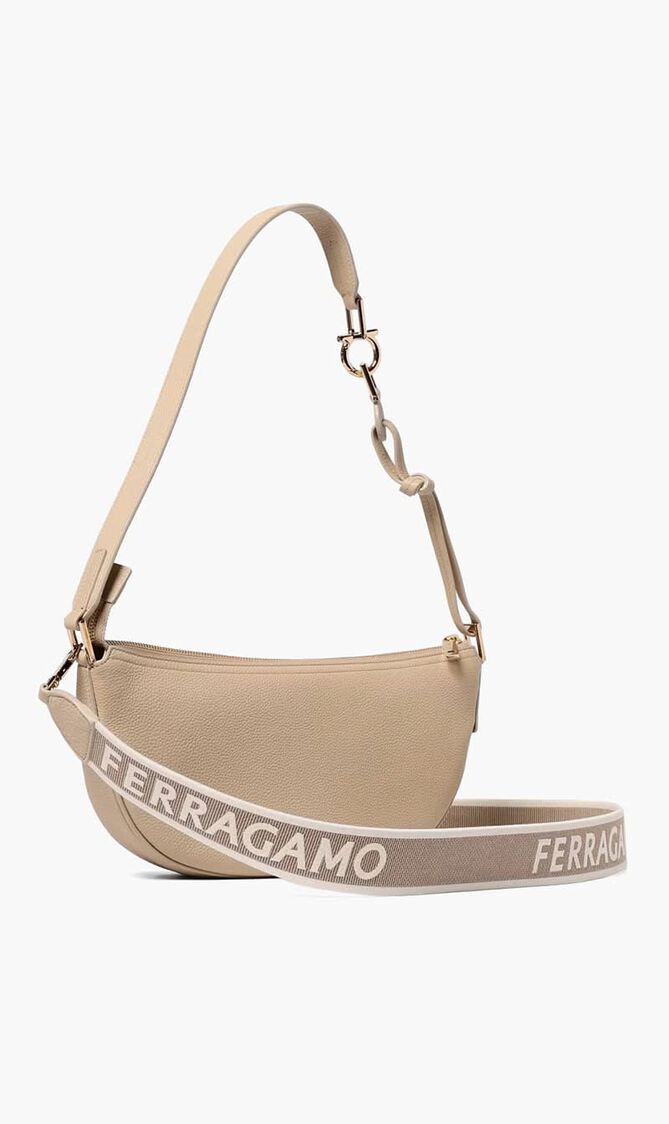Logo Detail Calfskin Tote Bag