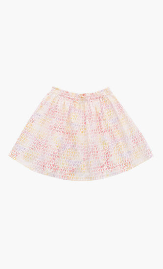 OFF STAMP ELASTIC SKIRT MULTICOLOR MULTI