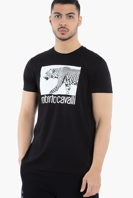 Leopard Photo Print T-Shirt