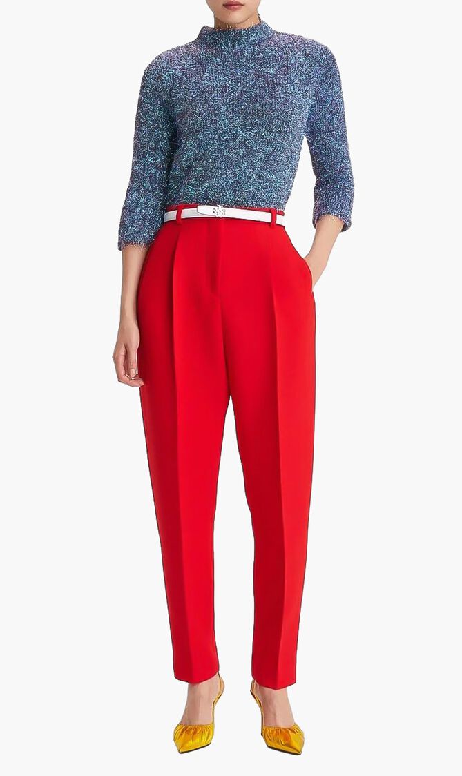 Double-Faced Wool Pants