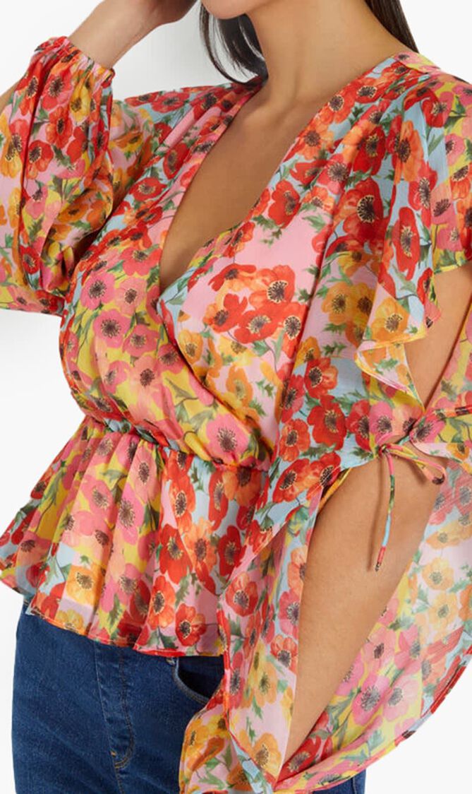 Saskika Drapery Blouse