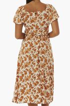 Oceans Together Wrap Dress