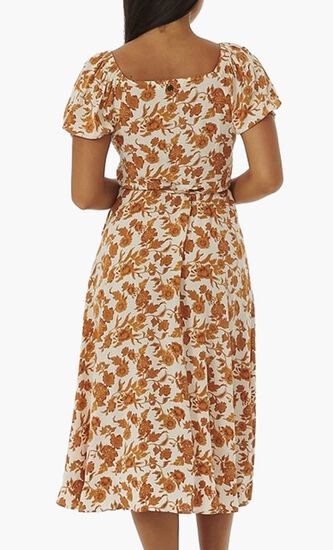 Oceans Together Wrap Dress