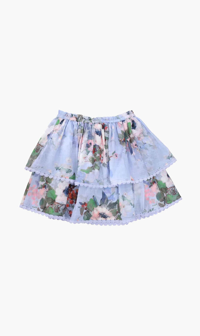 EVERLEY TIERED SKIRT