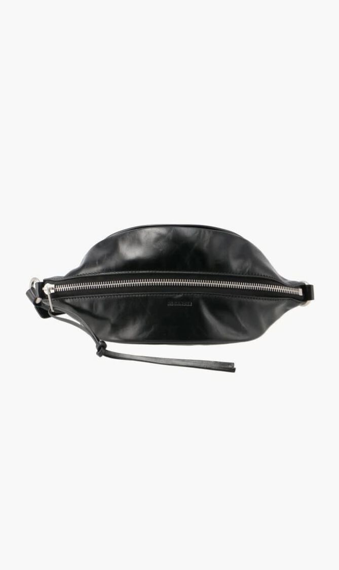 Logo Debossed Leather Belt Bag