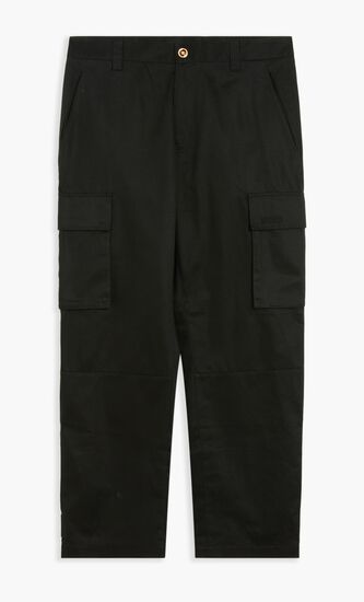 PANTS CARGO POCKET STRAIGHT CTTN SOLID
