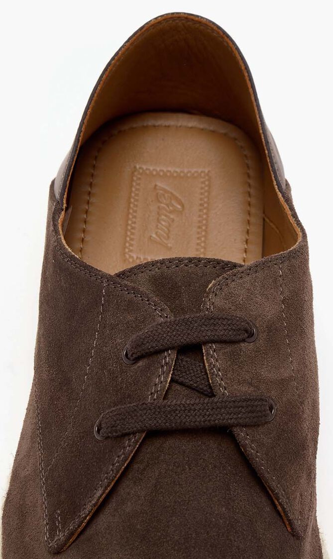 Suede Espadrilles Derby Shoes