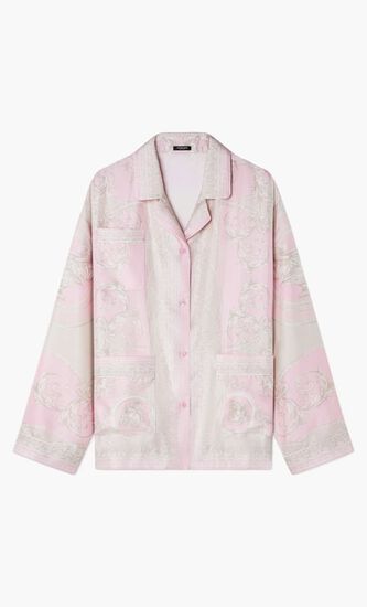 INFORMAL SHIRT COUPE DES DIEUX BAROCCO FOULARD ON RESPONSIBLE SILK TWILL