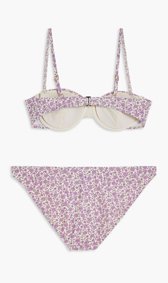 PRINTED UNDERWIRE BIKINI TOP