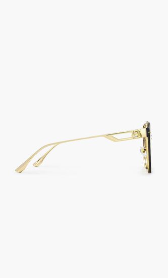 Half Rim Aviator Sunglasses