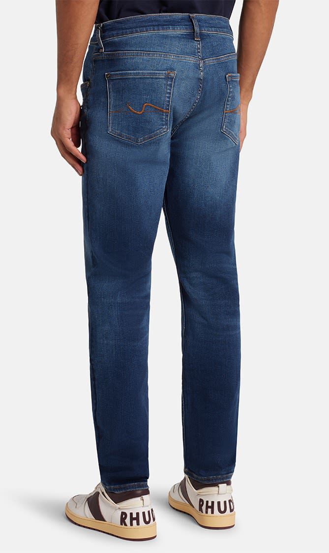 Mid Waist Slim Jeans