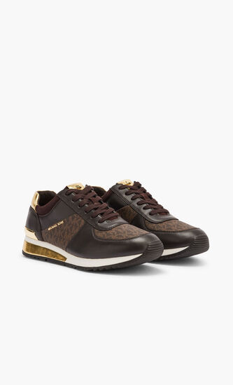 ALLIE WRAP TRAINER-BROWN