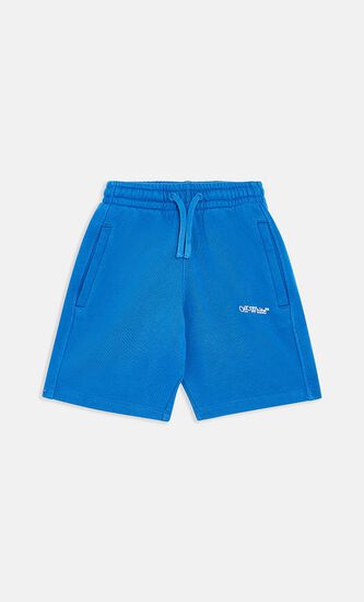 BOOKISH SWEATSHORT BLUE WHITE
