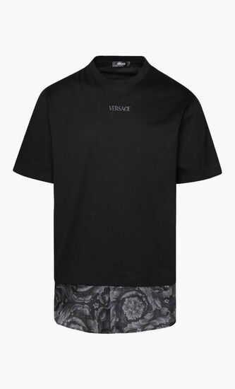 T-SHIRT JERSEY FABRIC + VERSACE EMBROIDERY + BAROCCO