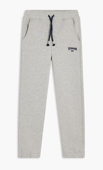 GAETAN PANTALON CR24 FLEVBQLOGO EMB GRIS CHINE
