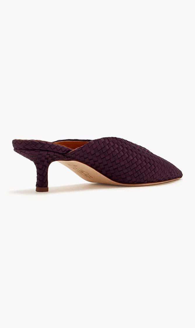 STRADA KITTEN HEEL SATIN