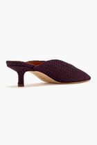 STRADA KITTEN HEEL SATIN