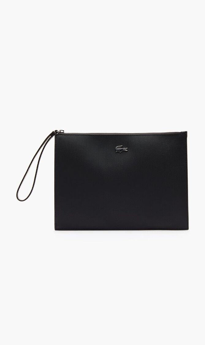 Anna Coated Pique Canvas Pouch