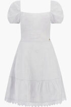 Eyelets Midi Dress
