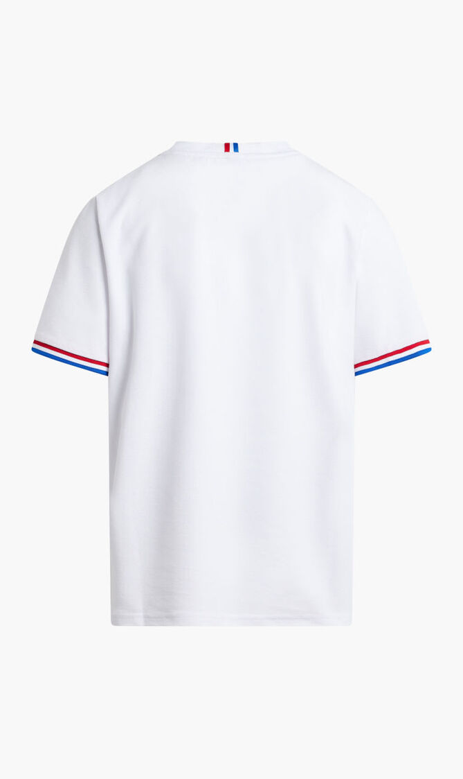POLY TEE RAISED RUBBER PRINT