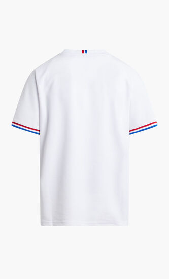 POLY TEE RAISED RUBBER PRINT
