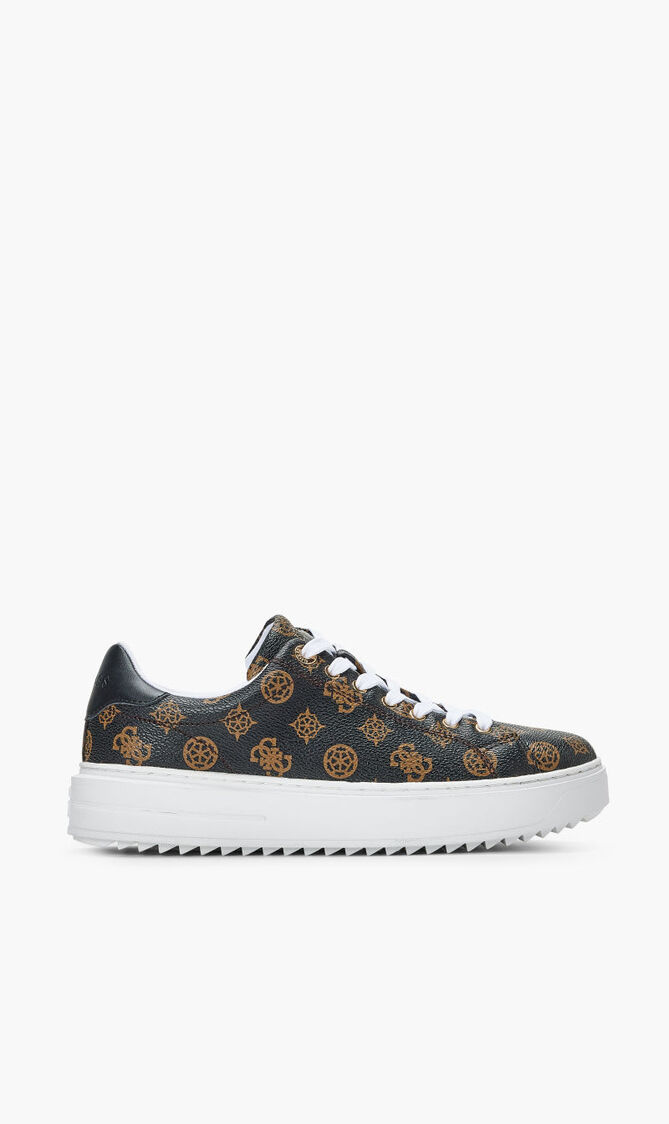 DENESA QUILTED LOGO SNEAKERS