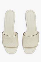T MONOGRAM EMBOSSED SLIDE