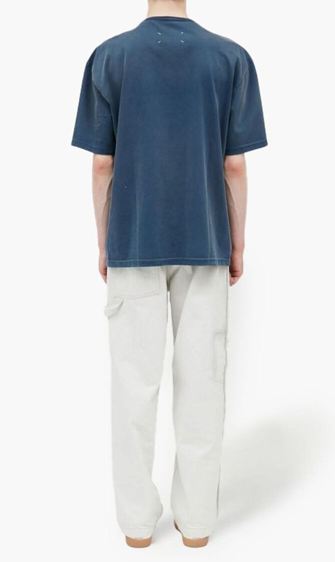 Logo Patch Cotton T Shirt