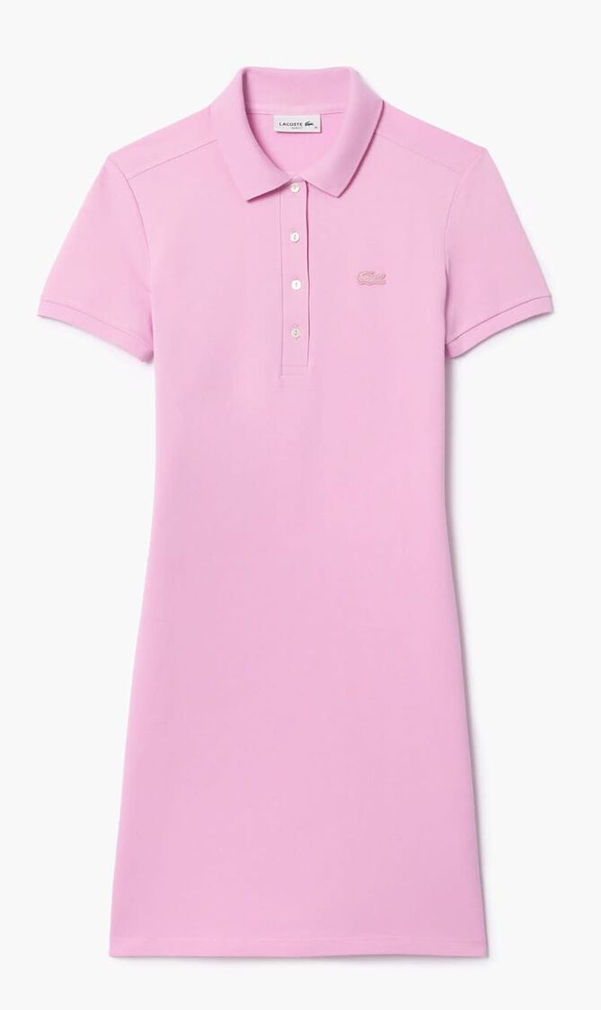 Stretch Pique Polo Dress