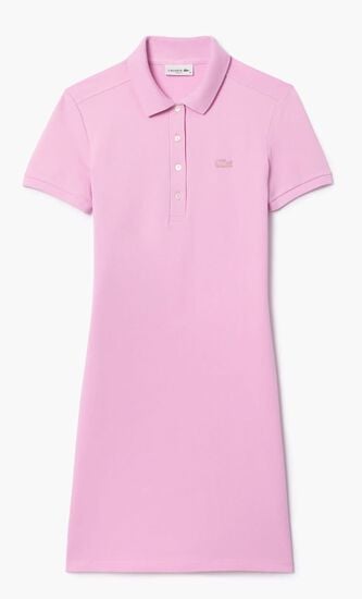 Stretch Pique Polo Dress