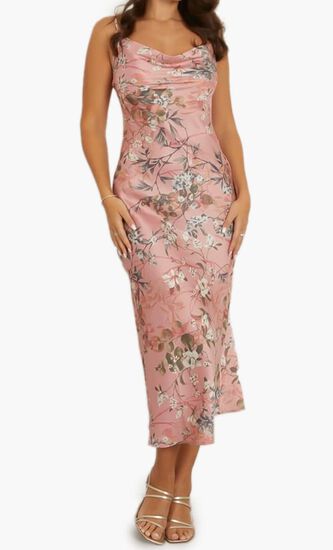 Akilina Satin Slip Dress