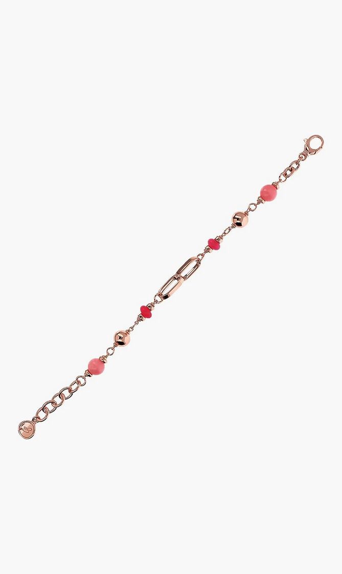 Natural Stone Link Bracelet