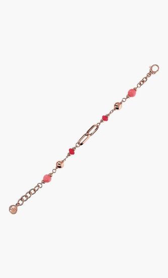 Natural Stone Link Bracelet