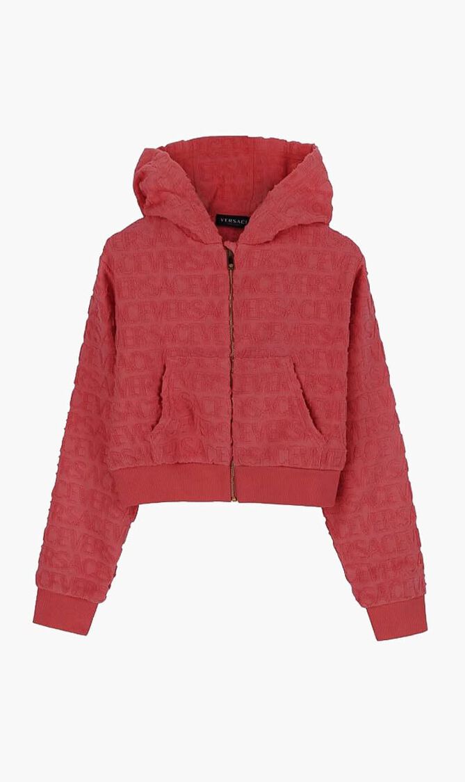 Allover Kids Terry Cloth Hoodie