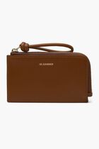 Brown Leather Slip Card Holder